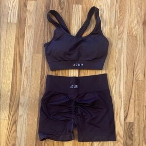 Azur Women's Black Bike Shorts